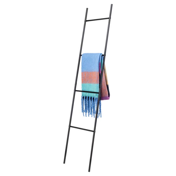 Honey-Can-Do - Wholesale Free Standing Shelf - Black Leaning Ladder Rack