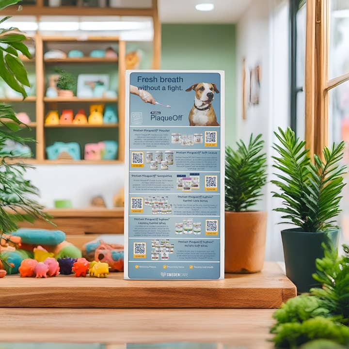 Carte d'information QR du produit pour la vente par ProDen PlaqueOff