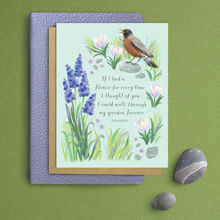 Studio Eleven Papers - Wholesale Birthday Card - Muscari Birthday Card