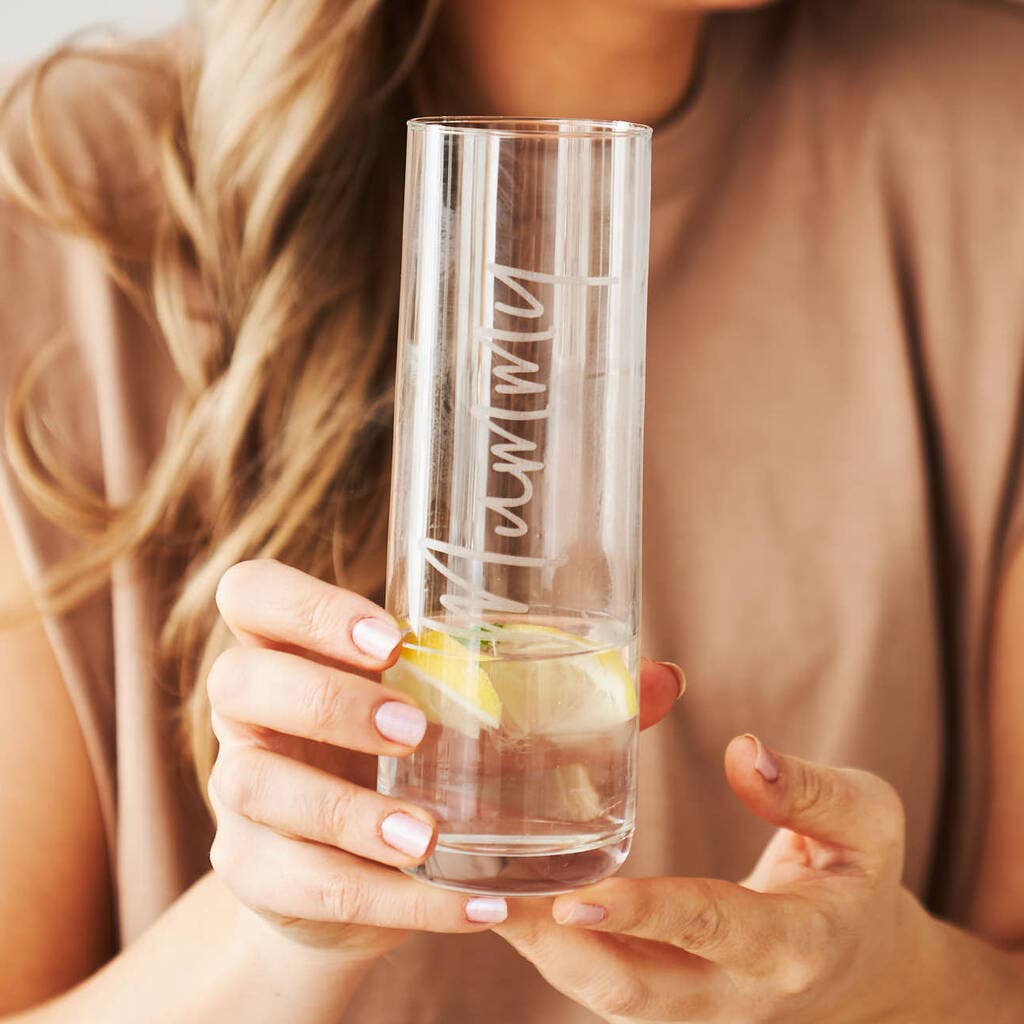 Sophia Victoria Joy – wholesale Drinking glass/cup – Personalised Drinks Glass0