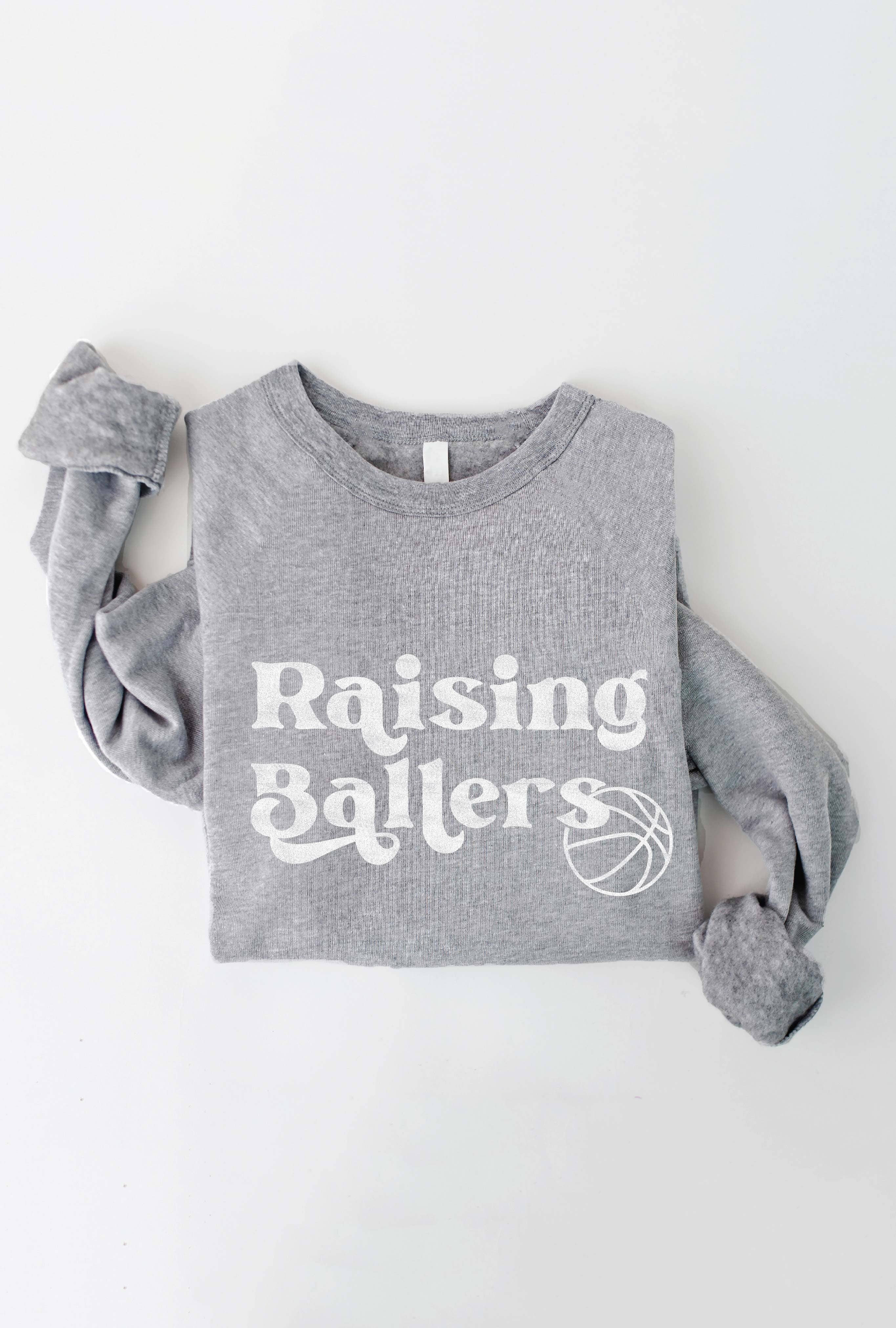 OAT COLLECTIVE - Wholesale Graphic Sweatshirt - Women's - RAISING BALLERS BASKETBALL Graphic Sweatshirt4