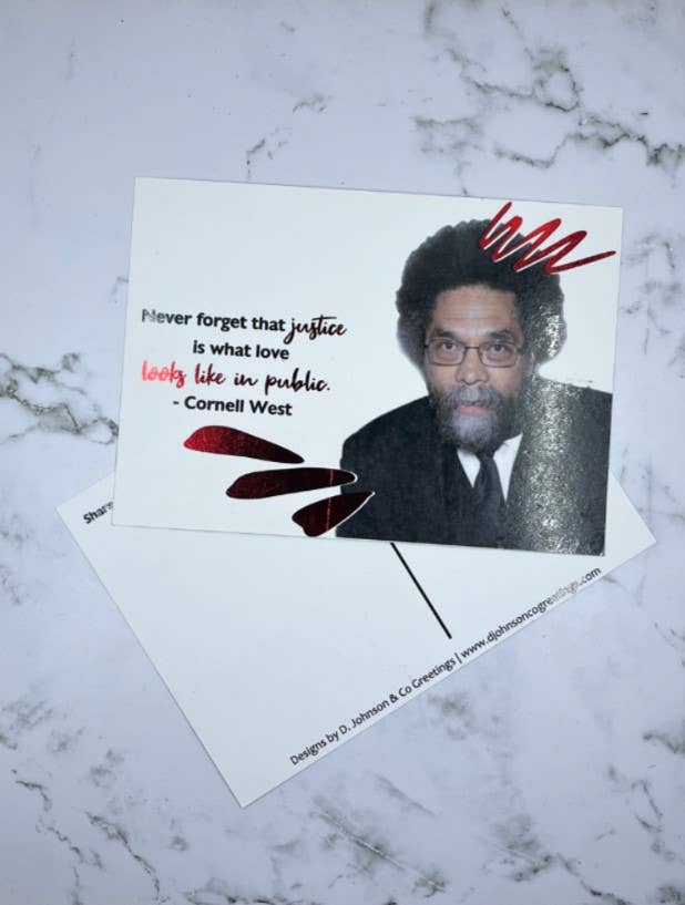 D. Johnson & Co Greetings - Wholesale Everyday Greeting Card - Share in celebrating BHM folded card set5