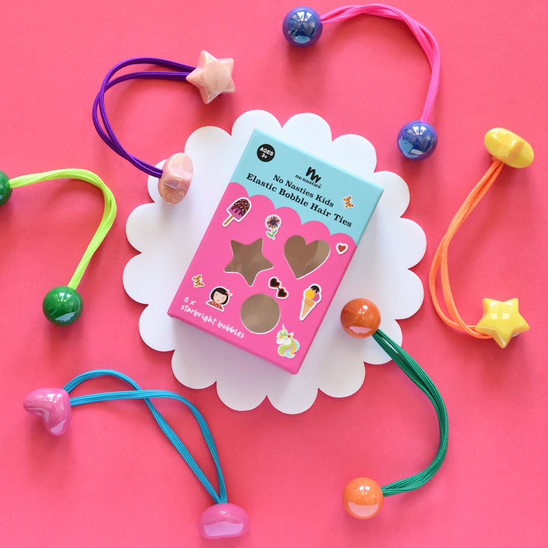 no nasties kids - Wholesale Hair tie – Kids - Starbright Bobbles Elastics Set1