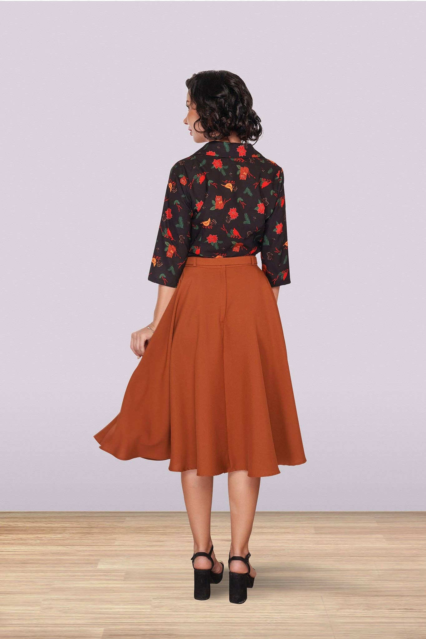 BLACK Julia Cat Blouse for wholesale on Faire2