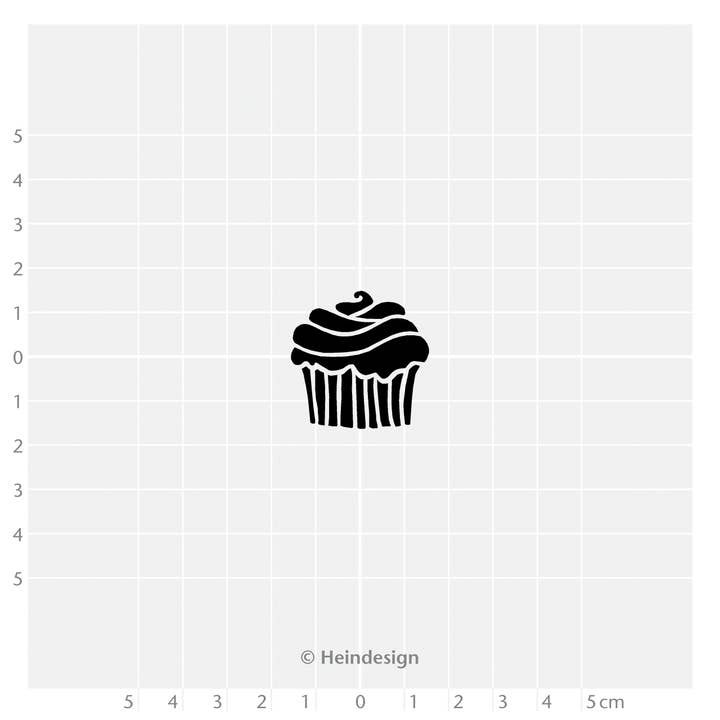 Heindesign - Wholesale Decoratieve stempel - Stempel: Cupcake