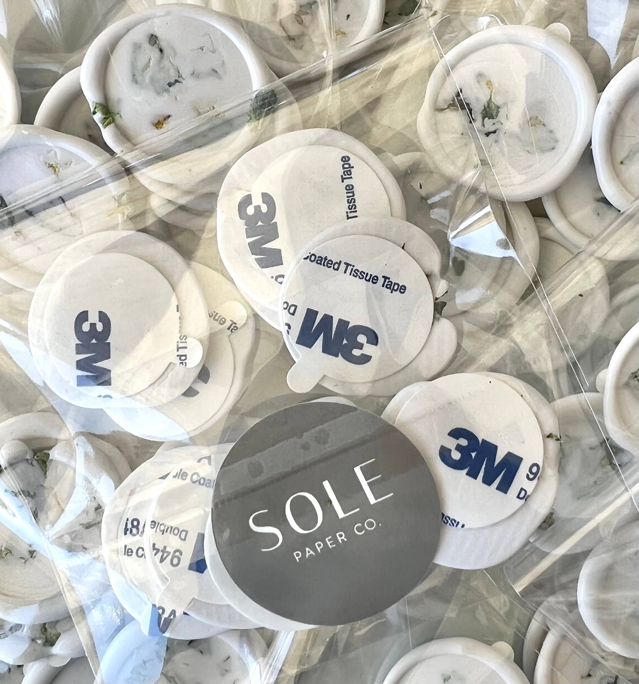 Sole Paper Co., LLC - Wholesale Sealing Wax - Dried Cornflower Bouquet Wax Seal Stickers1