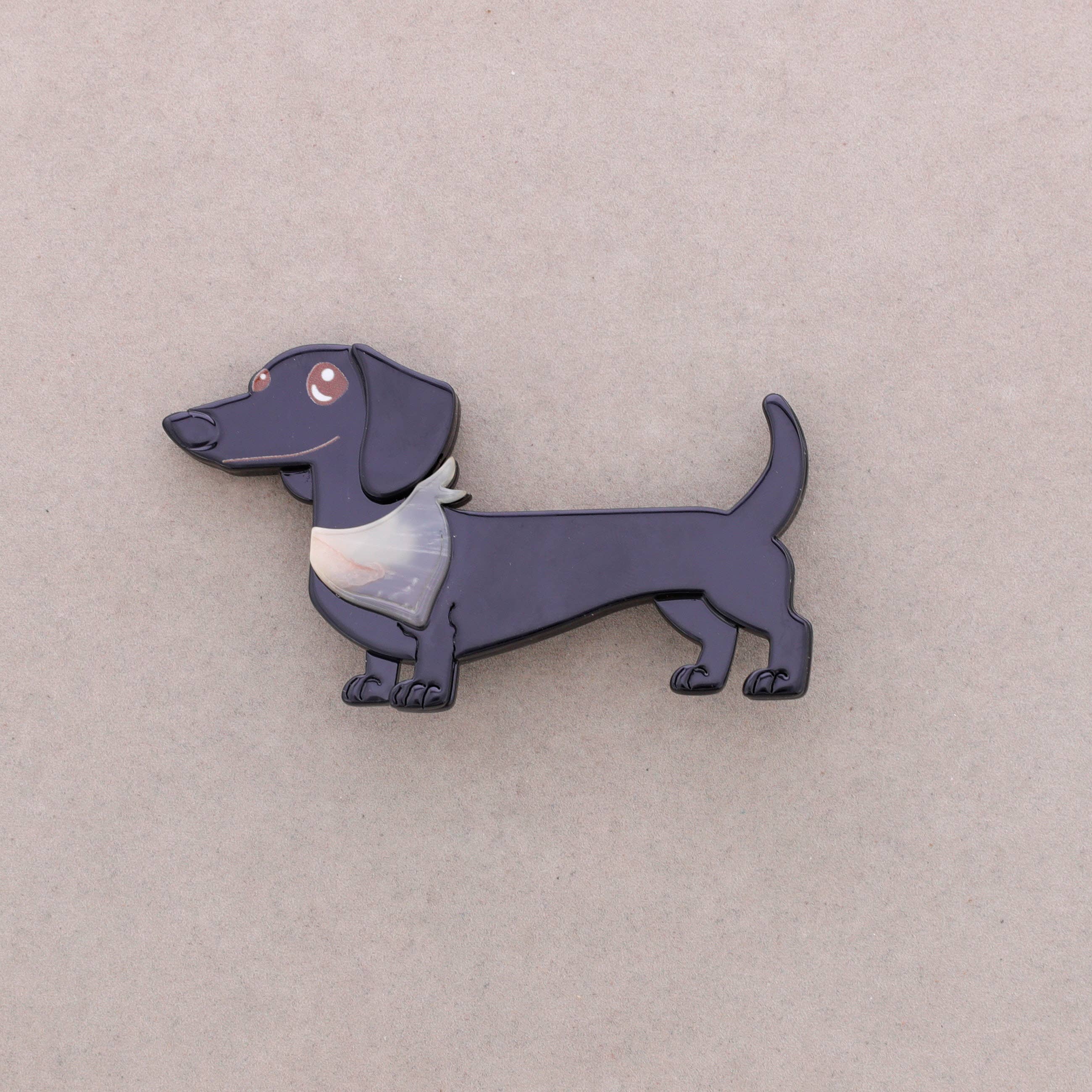 Sonata - Wholesale Snap Jewelry - Resin Puppy Brooch2