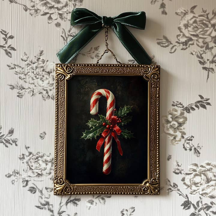 Paper House Print Shop - Wholesale Art Print - Candy Cane Art Print