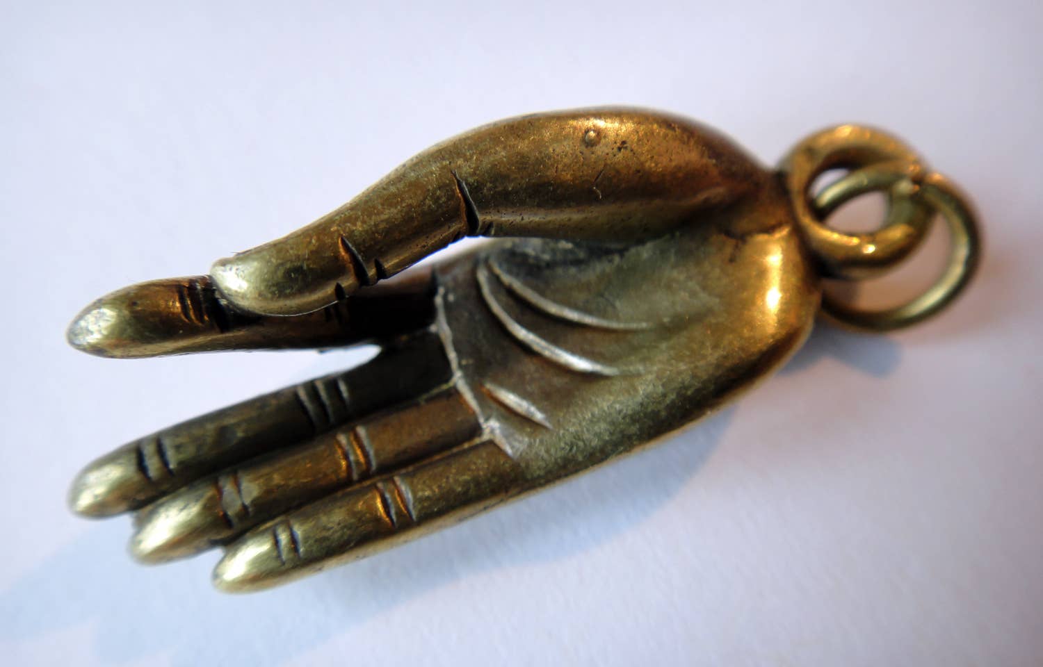Tika - Wholesale Individual Charm/Pendant - Brass Deity Pendant- Buddha Hand4