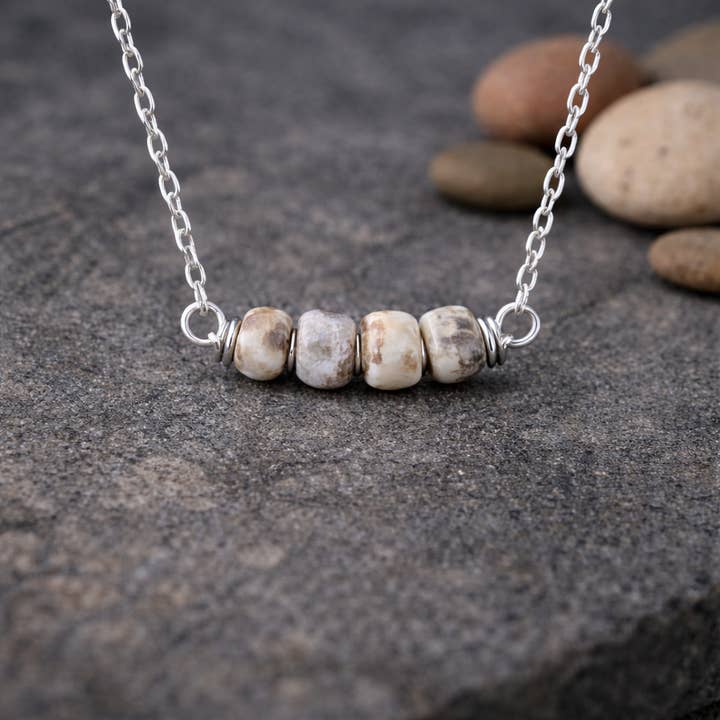 Shell Necklace – Hawaiian Shell (Sterling Silver) for wholesale by Pebble + Fern LLC