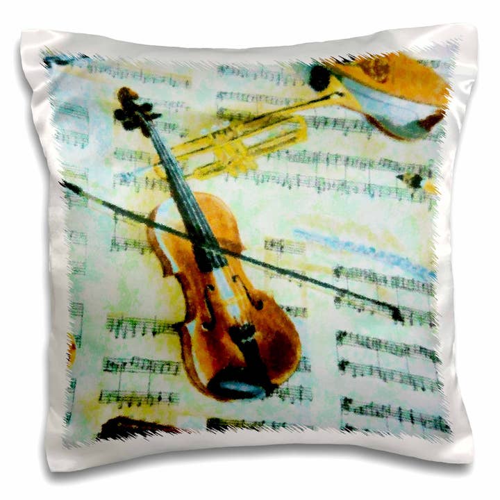 3dRose, Fiolimpressioner, Kuddfodral för wholesale av 3dRose