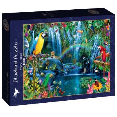 Bluebird Puzzle - Wholesale Puzzle - Adult - 1000 Piece Puzzle - Parrot Tropics