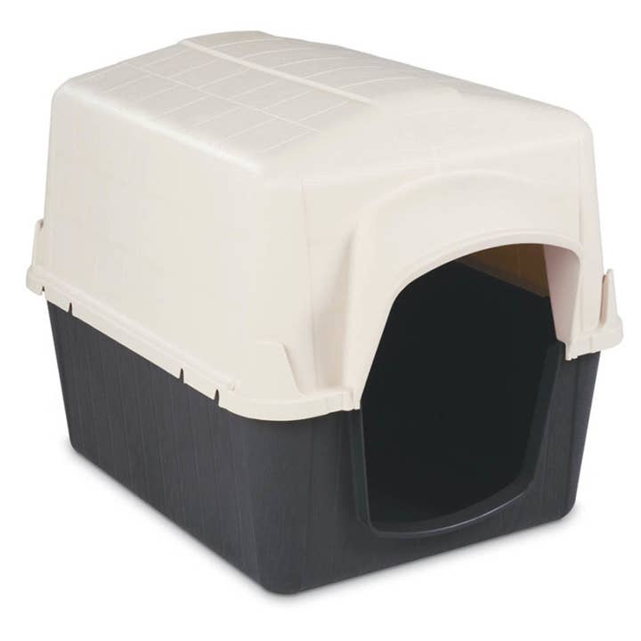 Petdropshipper - Wholesale Pet Crate Pad - Dog - Petmate Barnhome III Dog House Bleached Linen/Black 1ea/SM