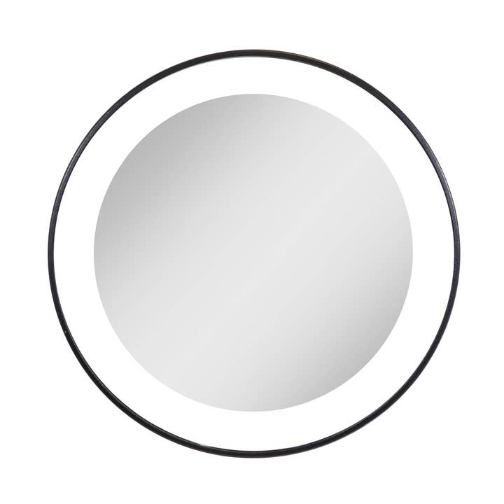 Lighted Compact Mirror with Magnification & Suction Cup for wholesale by Zadro, Inc.