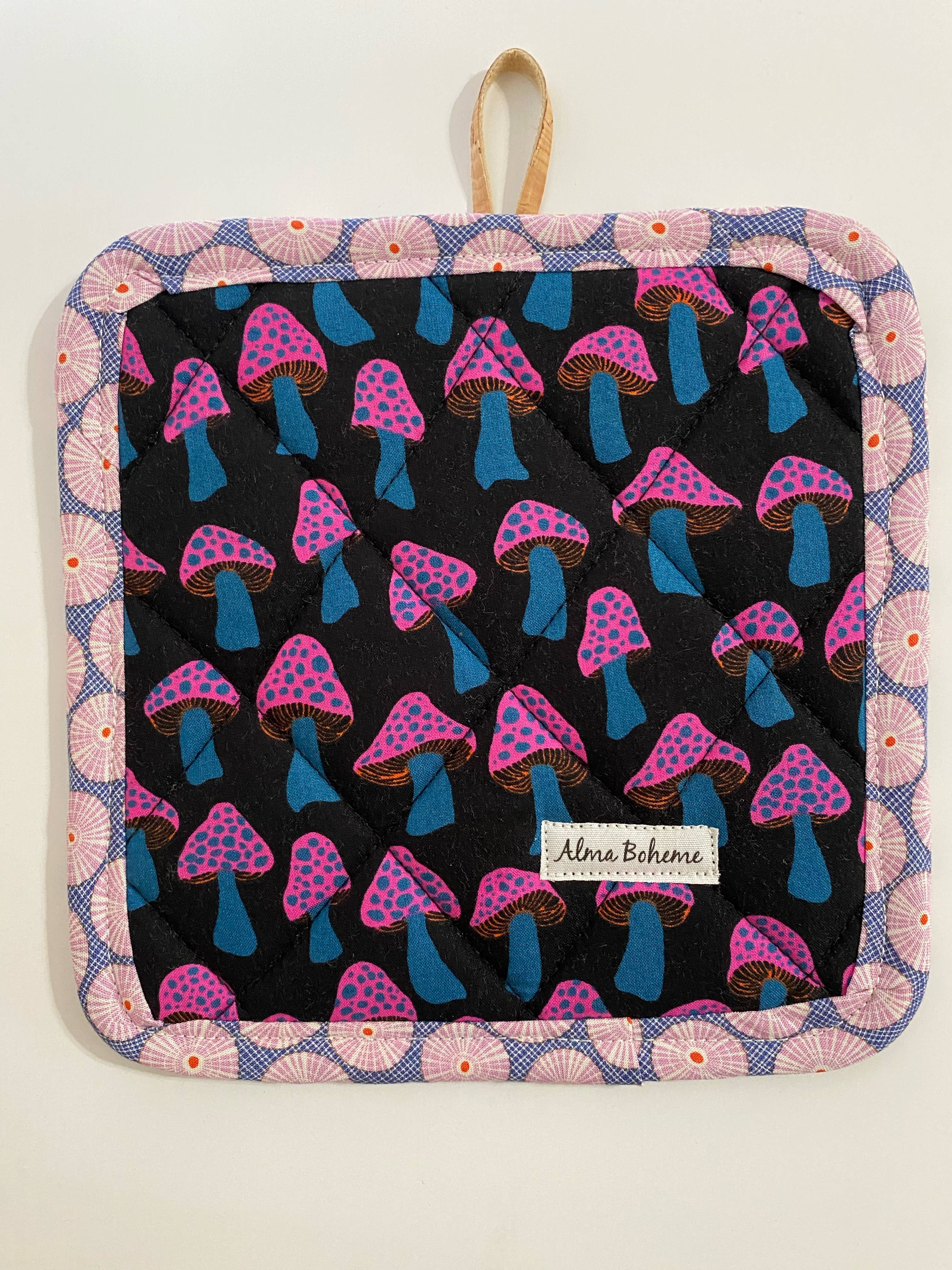 Alma Boheme Handmade - Venta al por mayor Manoplas para horno/ollas - Manopla de horno de corcho y algodón14