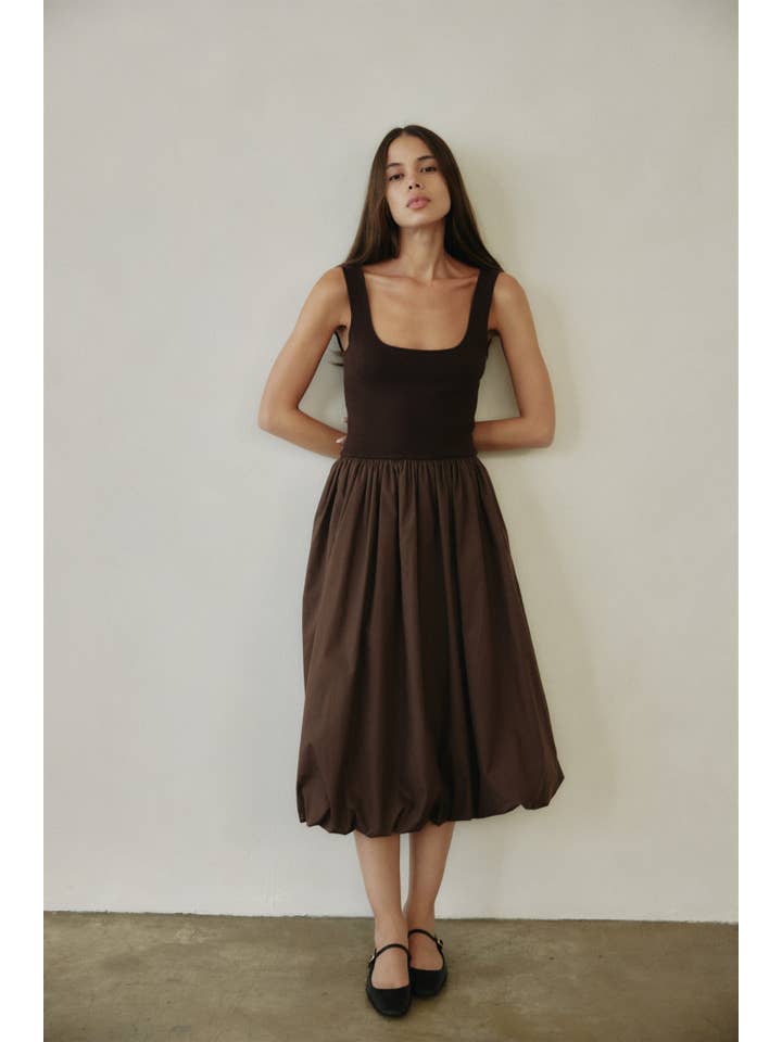 MOD REF - Wholesale Dress - Women's - The Bella Dress | Bubble Dress with Knitted Top