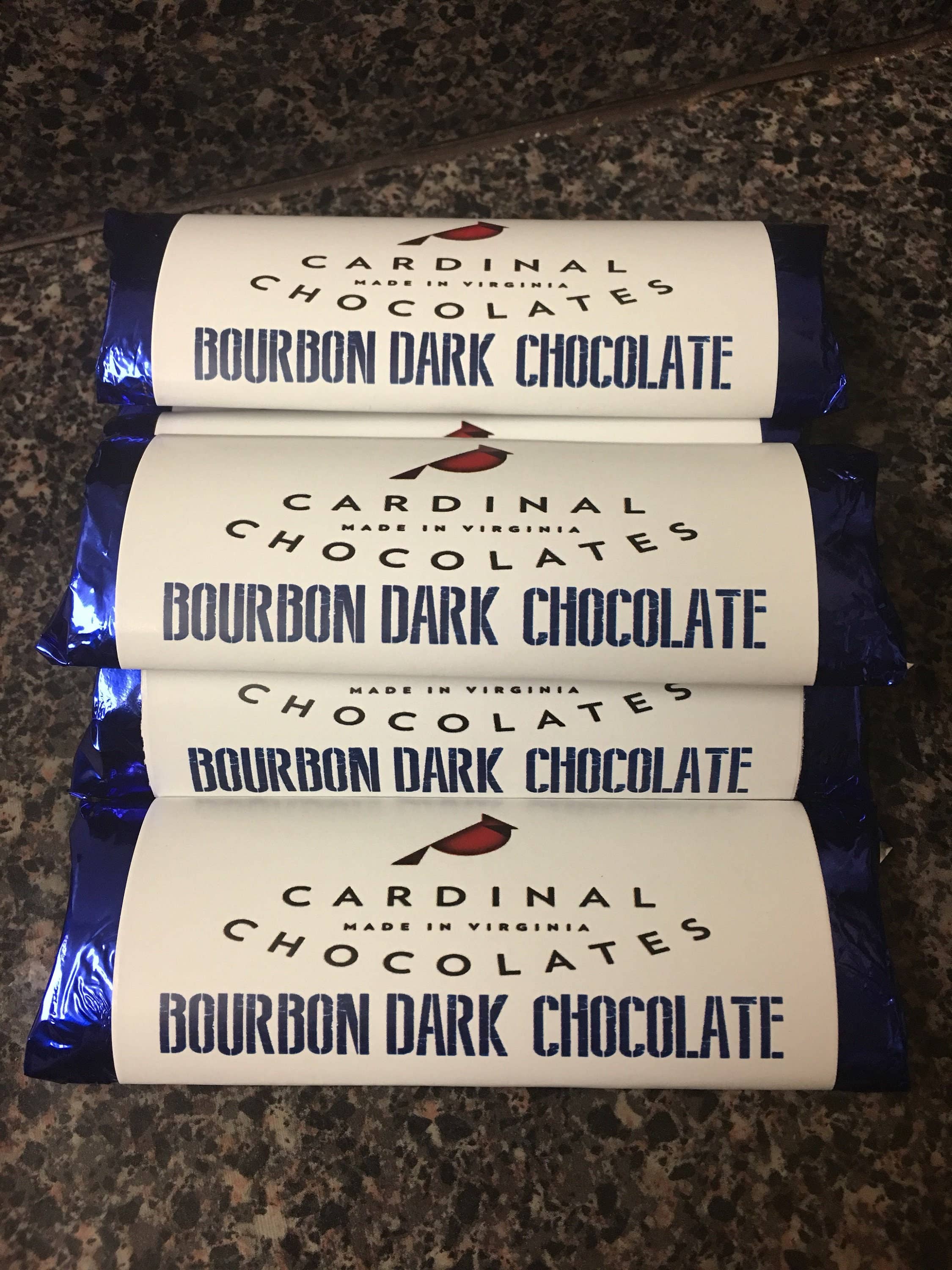 Cardinal Chocolates - Wholesale Chocolate Bar - Logo Bar - Bourbon Dark Chocolate0
