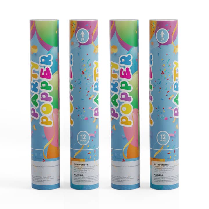 Confetti Cannons - Biodegradable Multicolor for wholesale by TUR Party Supplies