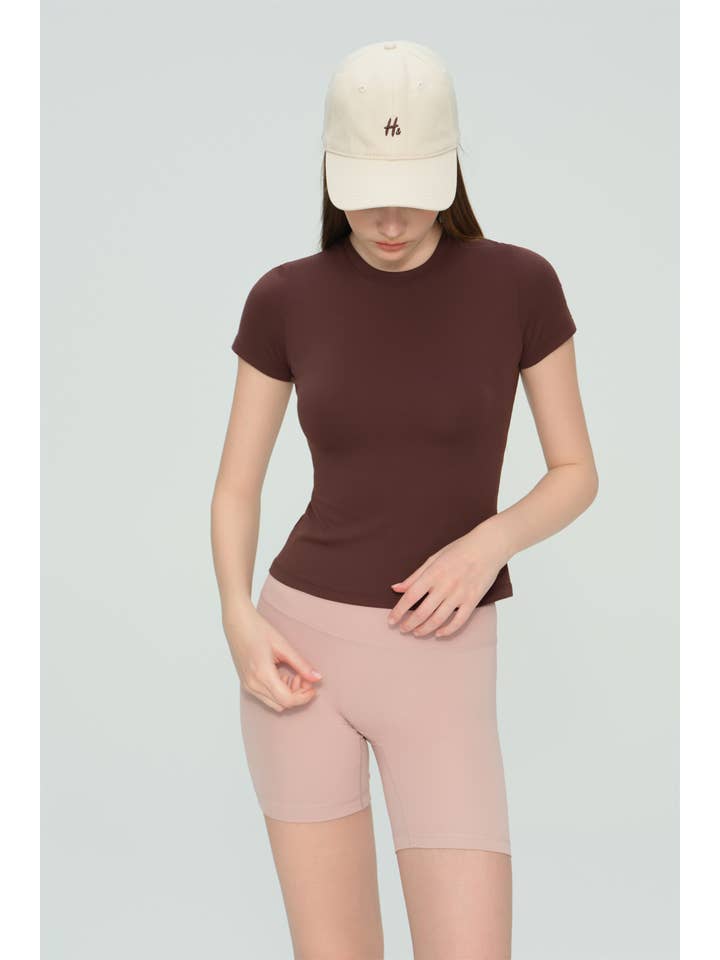 91thelabel - Wholesale Athletic Shorts - Women's - Luna High Waist Mid-Thigh Biker Short43