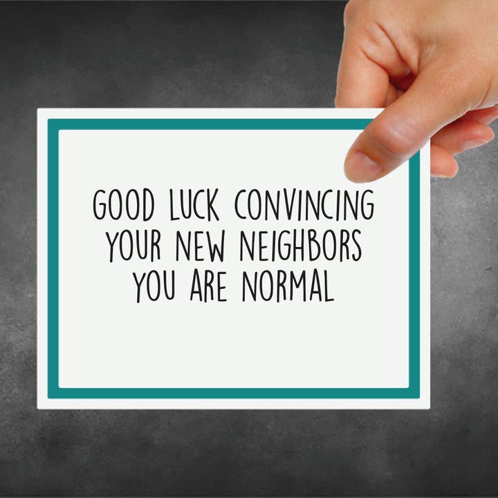 Snarky Card - New House - Good Luck Convincing for wholesale by Snarky Megs