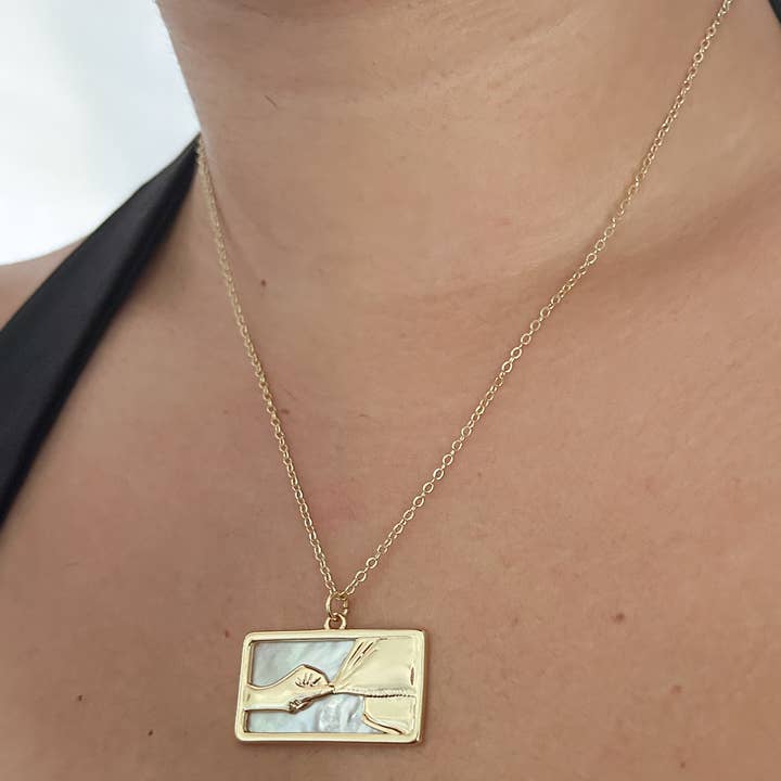 Uniquely Chosen Boutique - Wholesale Pendant/Charm Necklace - Your faith has healed you- gold filled chain3