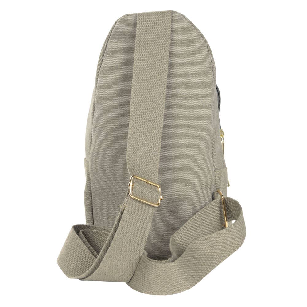 Benjamin International – wholesale Backpack – Unisex – Green Small Canvas Backpack1