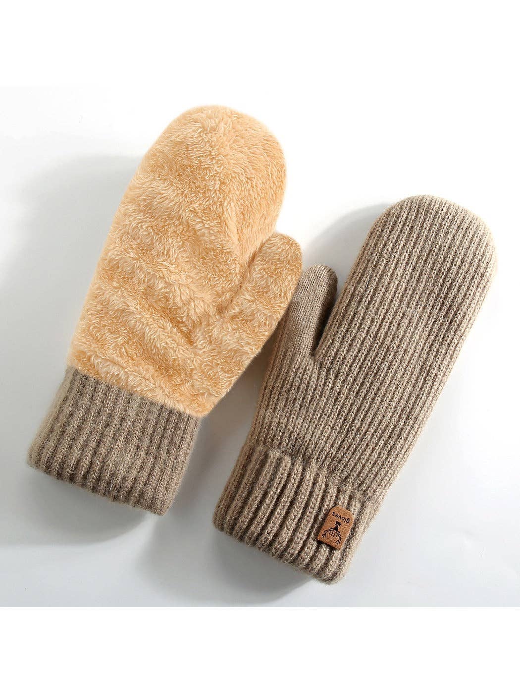 Funkyrel® Atzbranding Limited - Wholesale Gloves – Women's - Gloving - Double-Layer Knitted Mittens