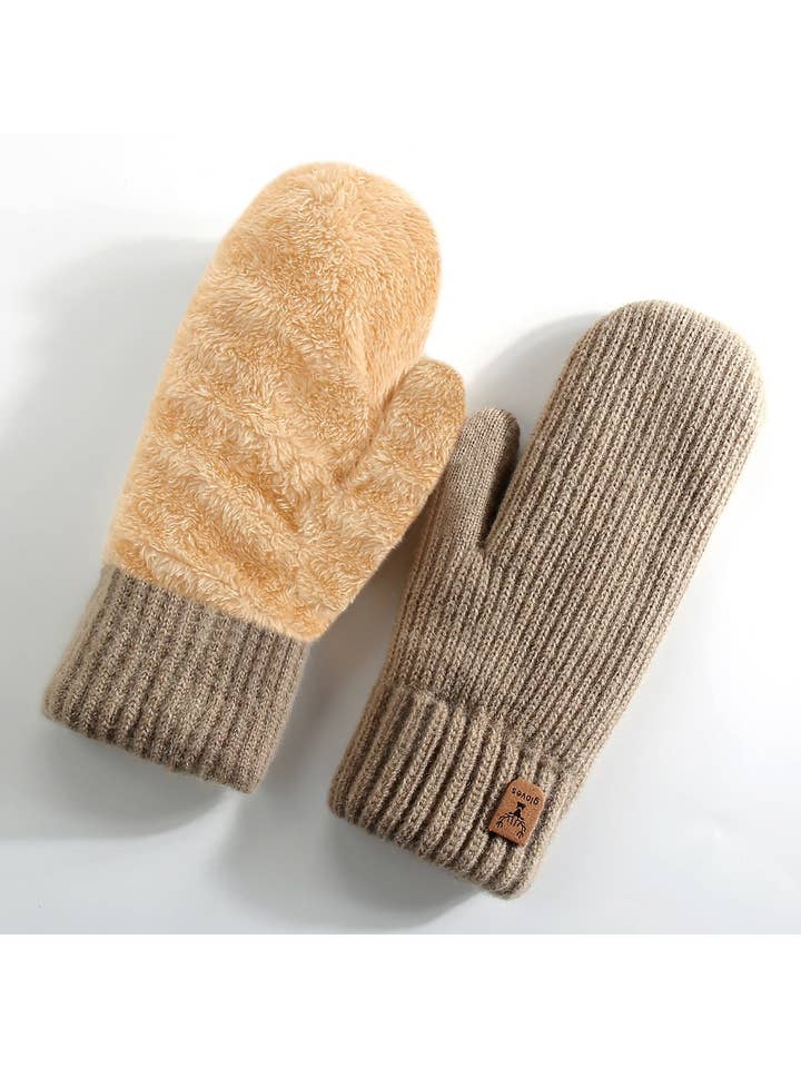 Gloving - Double-Layer Knitted Mittens for wholesale by Funkyrel® Atzbranding Limited