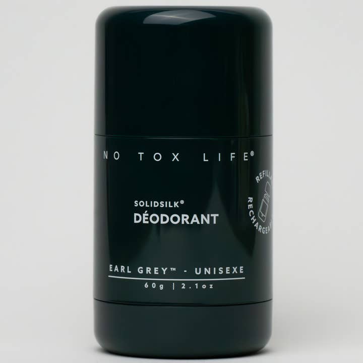 No Tox Life - Wholesale Deodorant - Unisex - SOLIDSILK® Deodorant (Earl Grey) Refillable TUBE - No Tox Life
