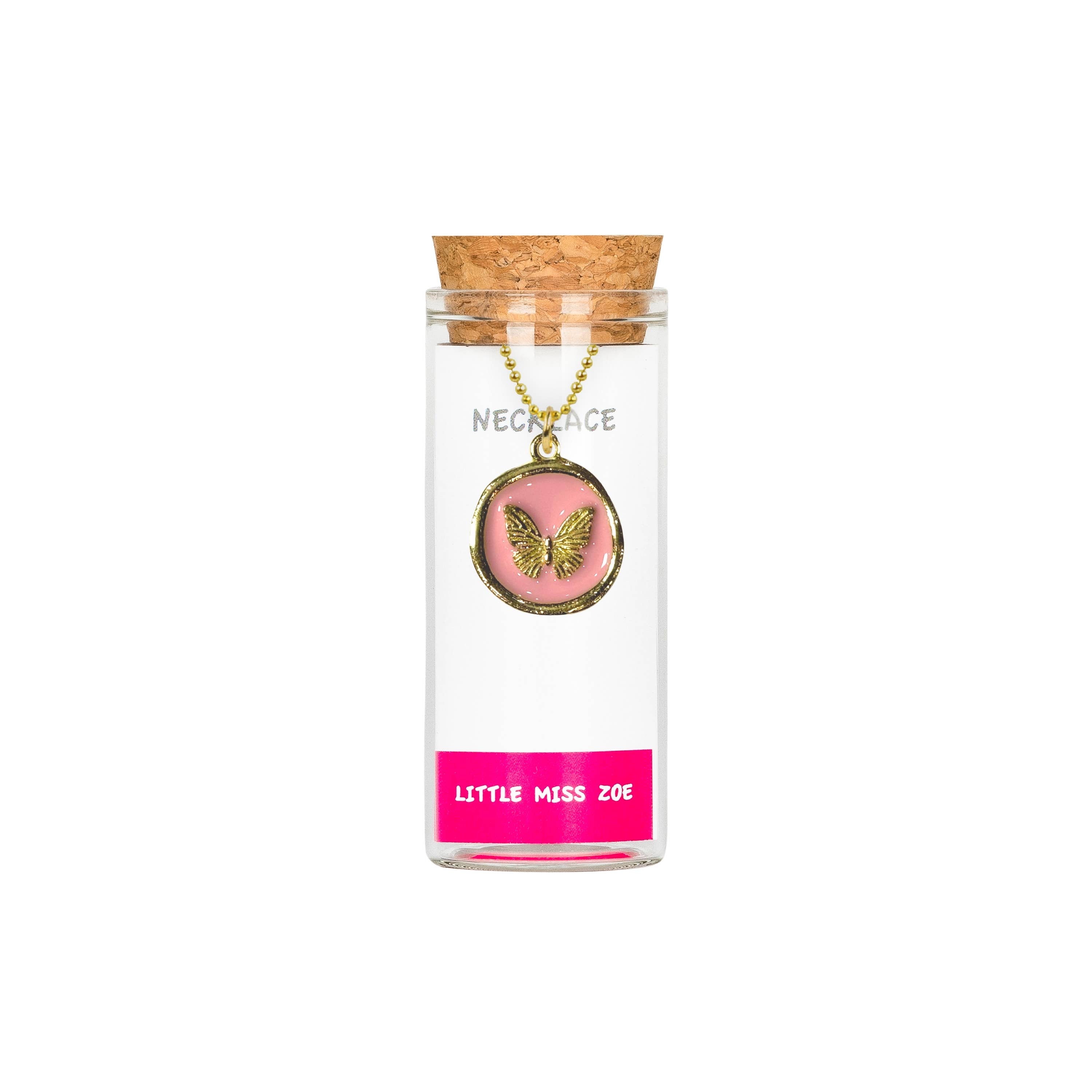 Little Miss Zoe - Wholesale Kids Necklace - Kids - Kids Charm Necklace in a glass bottle86