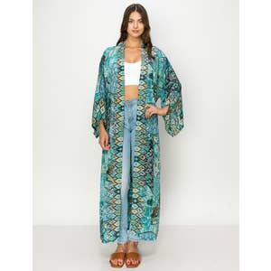 Kimono sales maxi jacket