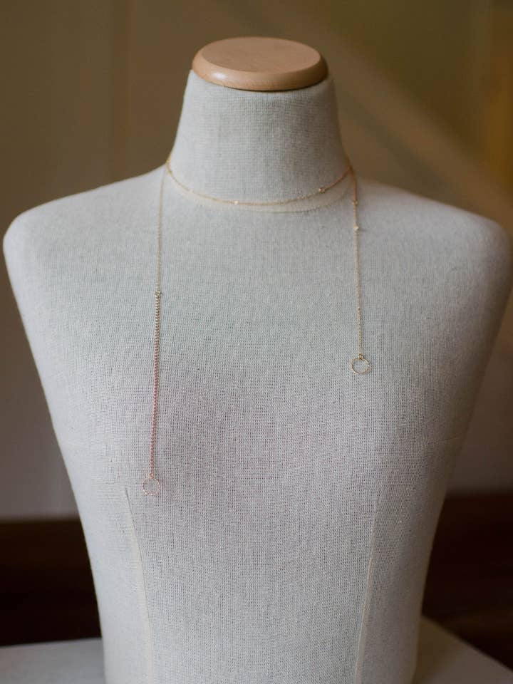 collar bufanda 3 cadenas para venta al por mayor de Jovial Art