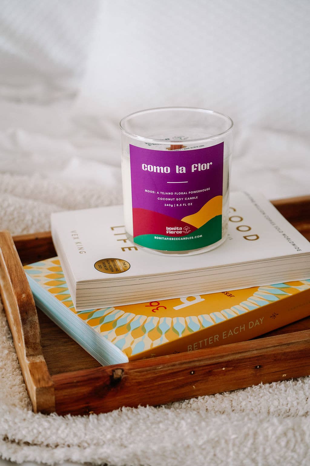 Bonita Fierce Candles - Wholesale Jar/Filled Candle - Como La Flor Candle | Jasmine & Floral Candle1