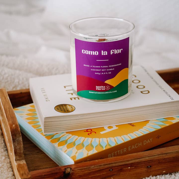 Bonita Fierce Candles - Wholesale Jar/Filled Candle - Como La Flor Candle | Jasmine & Floral Candle1