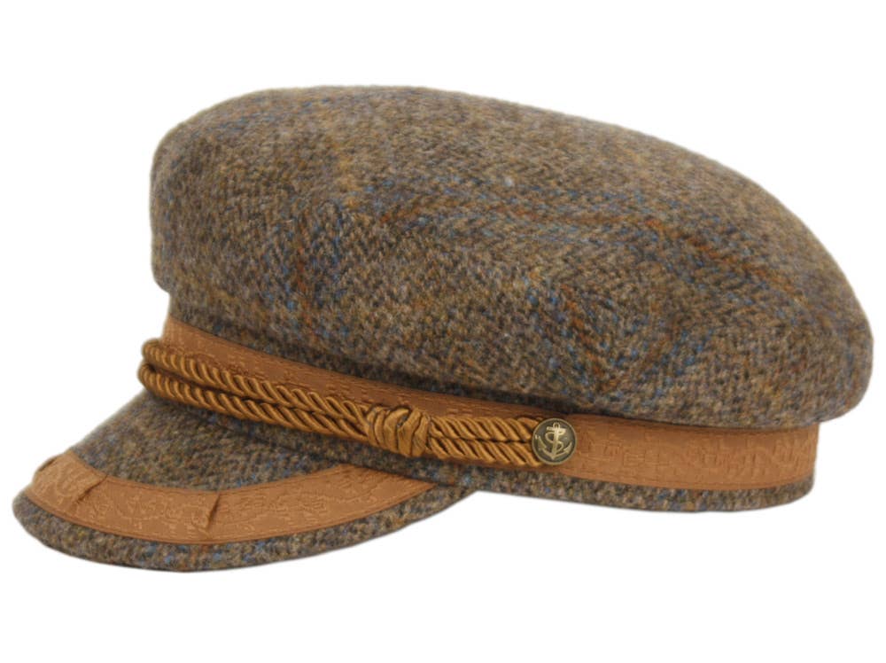 Epoch hats - Wholesale Newsboy/Schoolboy Hat - Men's - Berteil Tweed Wool Greek Fisherman Cap1