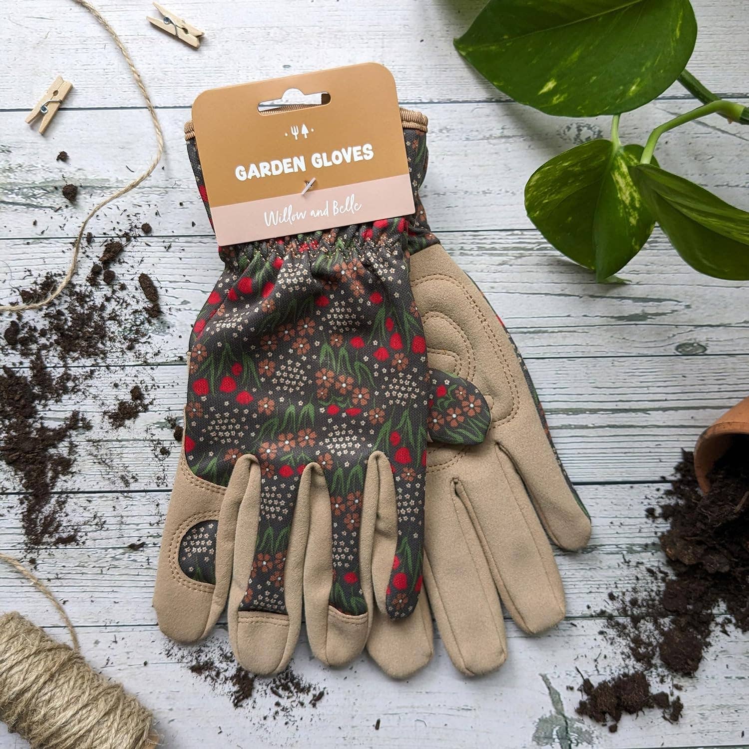 Robert Frederick Ltd - Wholesale Tuinhandschoenen - Willow en Belle Tuinhandschoenen voor Buiten - Dames Eén Maat - Gewatteerd met Elastische Manchetten1