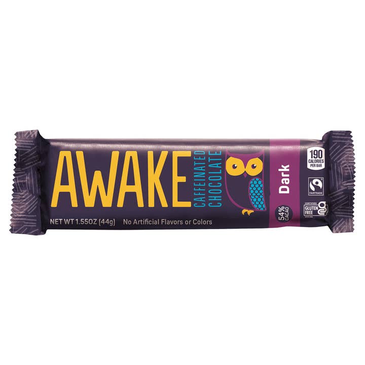 Kelli's - Wholesale Chocolate Bar - Awake Caffeinated Dark Chocolate Bars1
