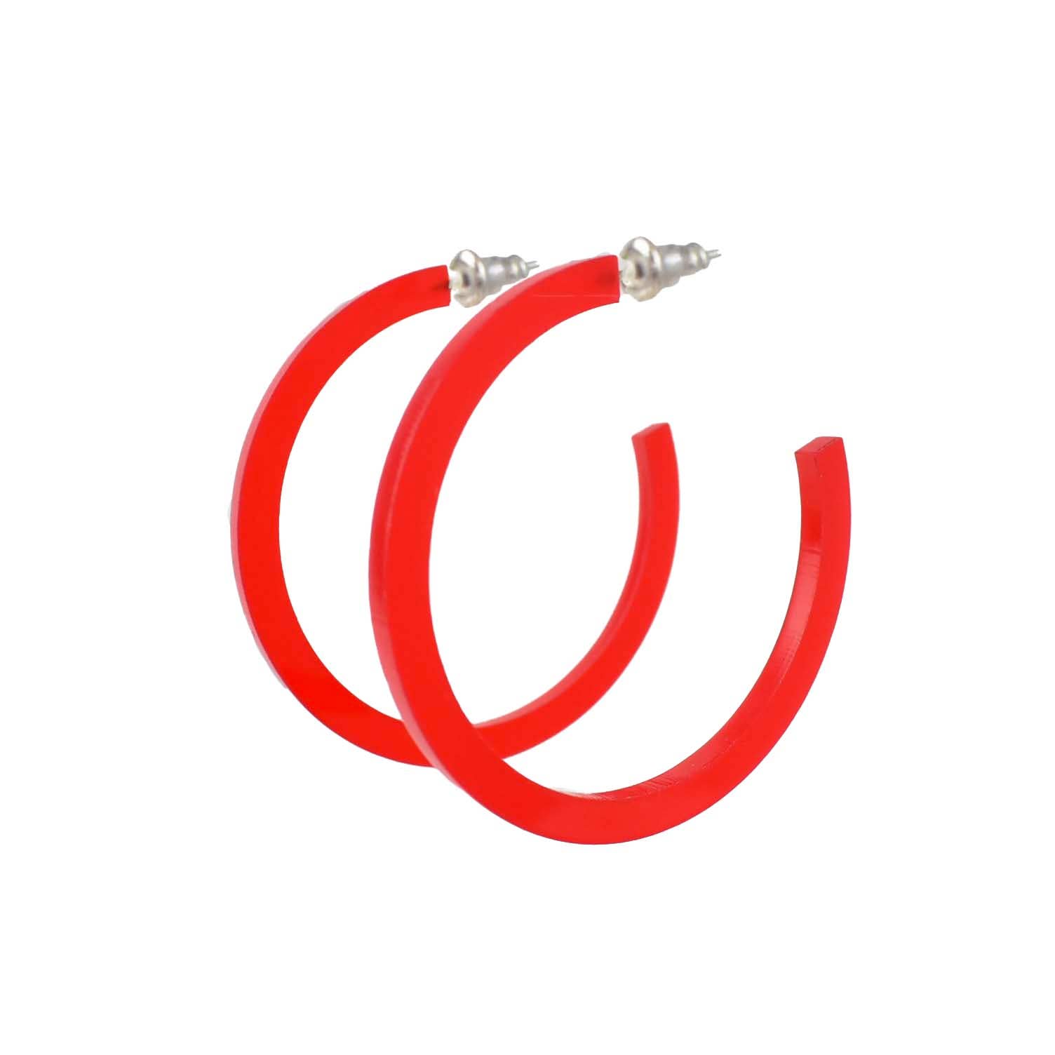 The Paper Dress – wholesale Hoop earrings – Colorful Lightweight Acrylic Hoop Earrings85