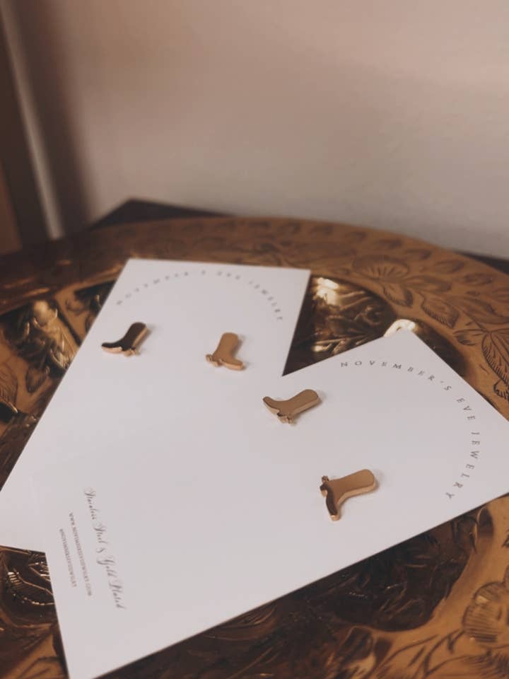 Clous de bottes de cow-boy pour la vente par November’s Eve Jewelry