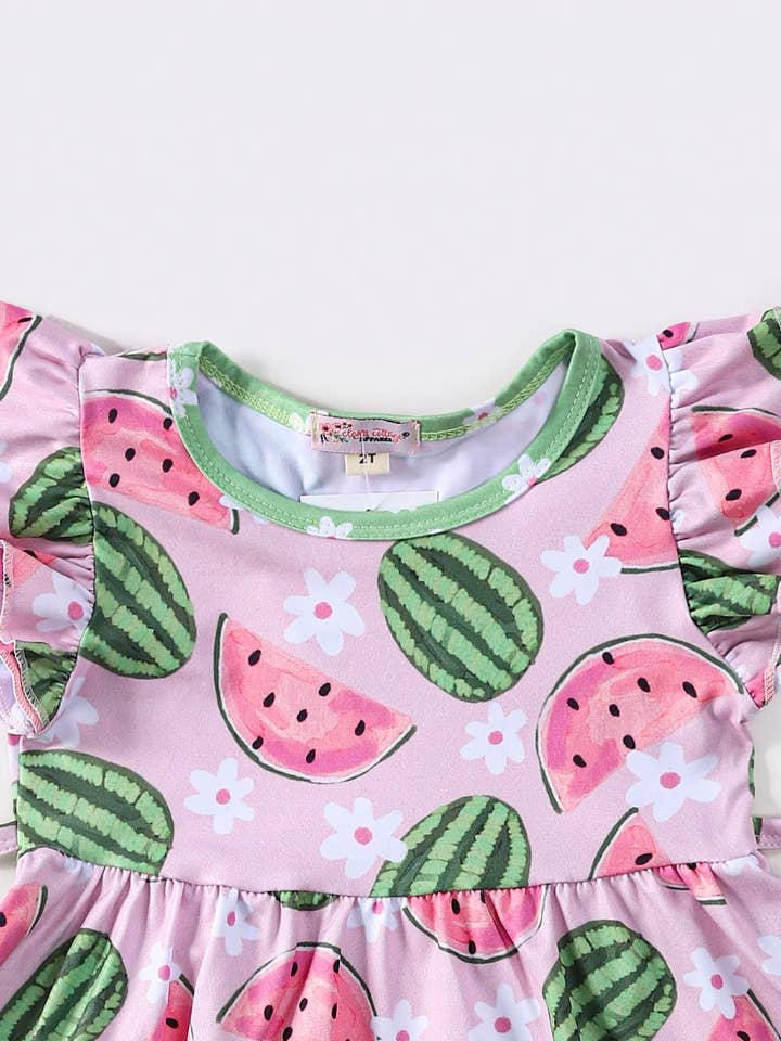 Clover Cottage - Wholesale Dress - Kids - Sugar Baby Watermelon Girls Dress