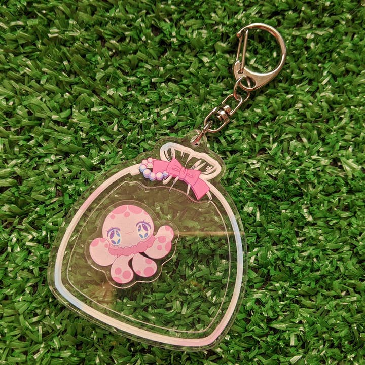 Medium Mushroom - Venta al por mayor Llavero - Mujer - Llavero con forma de bolsa de medusas Clara Princess1