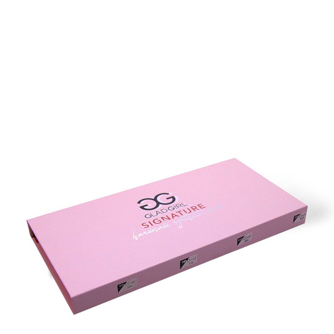 GladGirl - Wholesale False/Fake Eyelashes - GladGirl® Complete Collection – CC + D Curl Mixed Thickness and Length Eyelash Extensions5