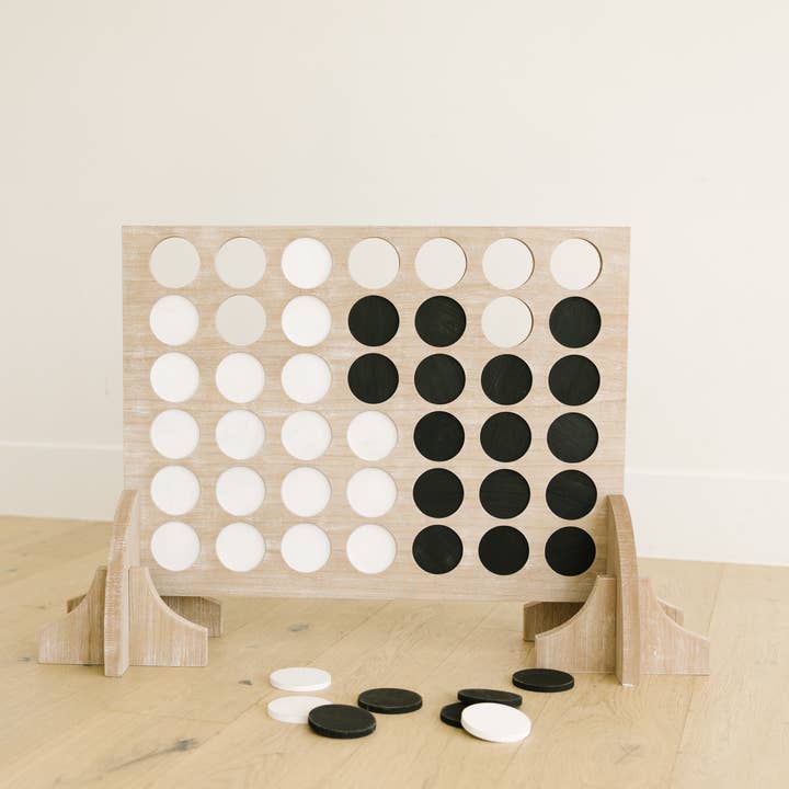 Devanie At Home (Formerly Adams & Co.) - Wholesale Board Game - 11766 - 40x26x10 wood connect4 game board set BIG CLEARANCE3