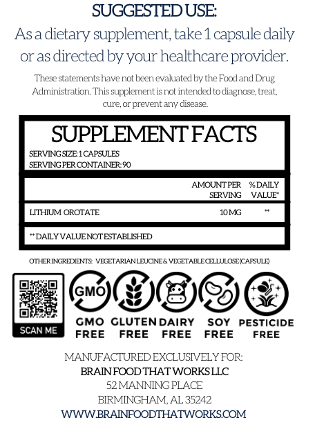 Brain Food That Works - Wholesale Oral Supplement/Vitamin - EpiMatter1
