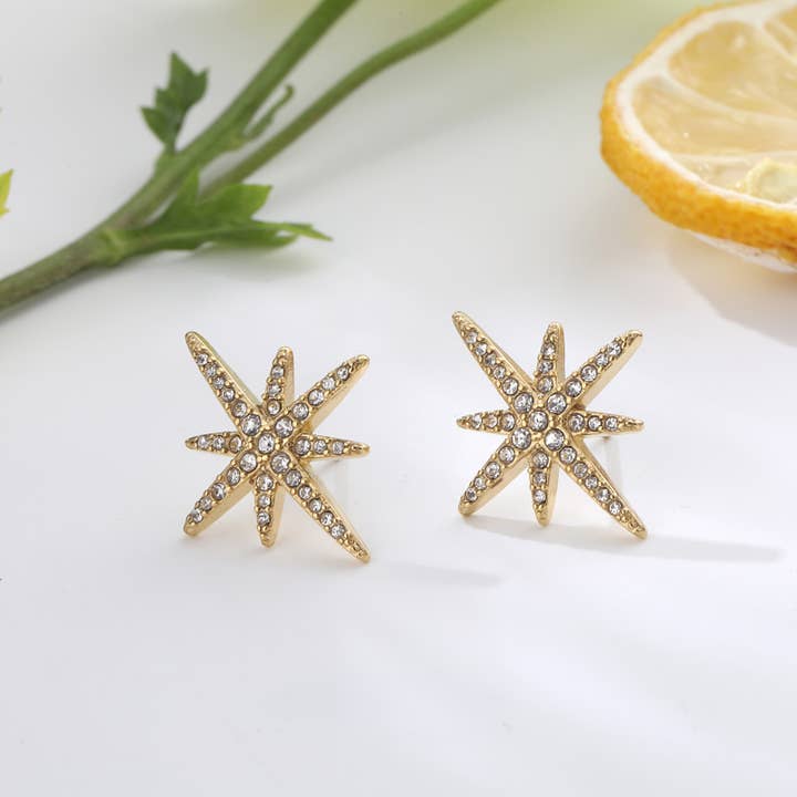 Stud earrings - Karine for wholesale by Lovelika