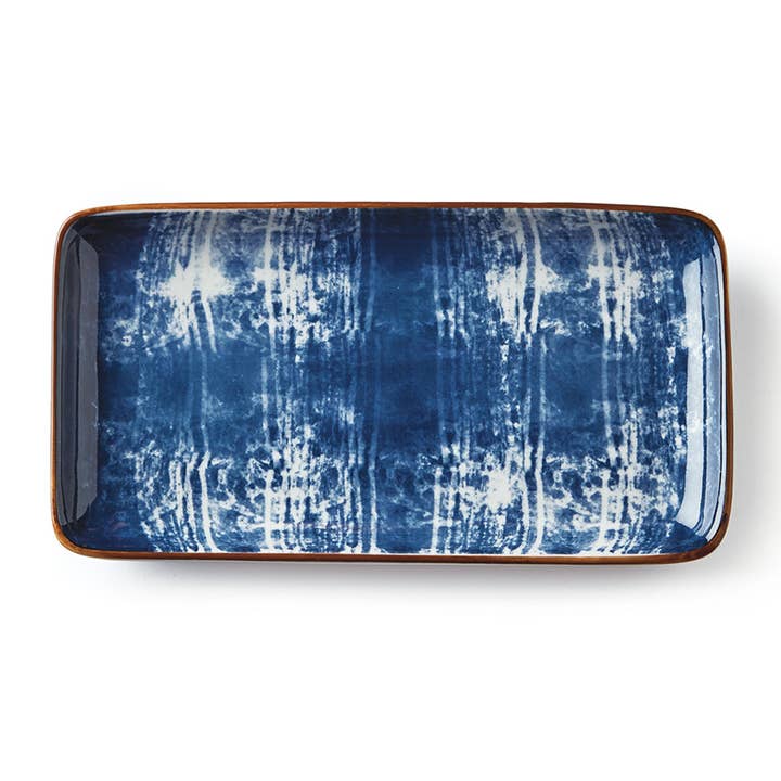 Indigo Tray 8" for wholesale by Napa Home & Garden