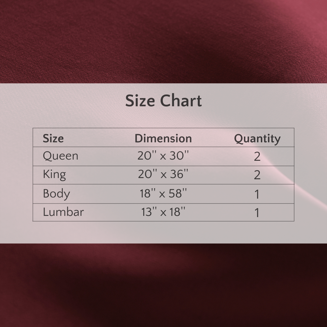 Bamboo Is Better - Wholesale Bedding Pillowcase/Sham - Signature Bamboo Viscose Pillowcase Set - RUBY RED7