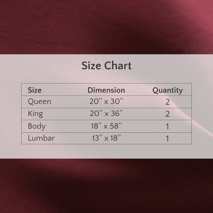 Bamboo Is Better - Wholesale Bedding Pillowcase/Sham - Signature Bamboo Viscose Pillowcase Set - RUBY RED7