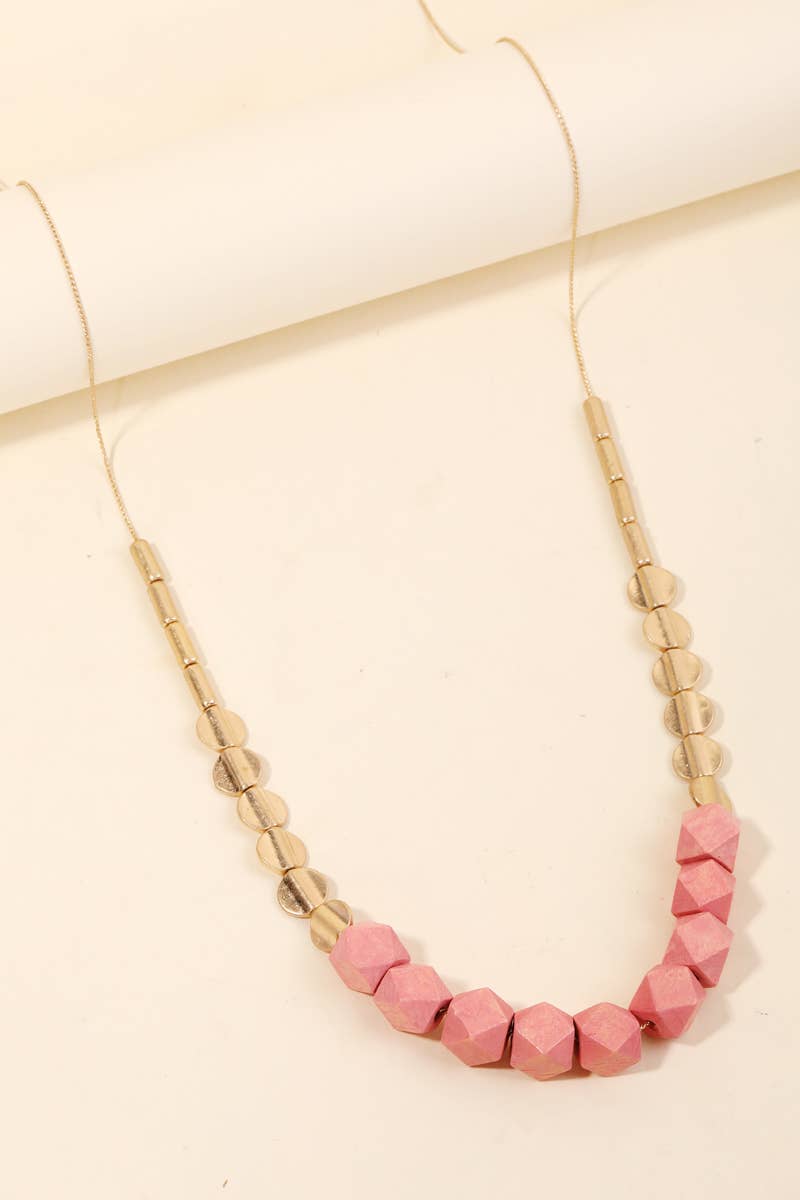 Anarchy Street - Venta al por mayor Collares de cuentas/perlas - Collar largo Block Bead Charm4