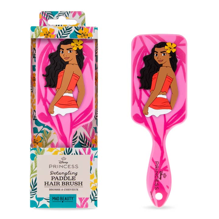 Mad Beauty Moana Disney Princess Paddle Brush for wholesale by Mad Beauty